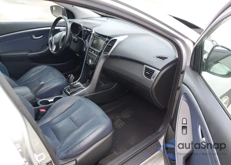 2014 Hyundai Elantra Gt Base W/Blue из США, поврежденный, VIN KMHD35LH7EU177227